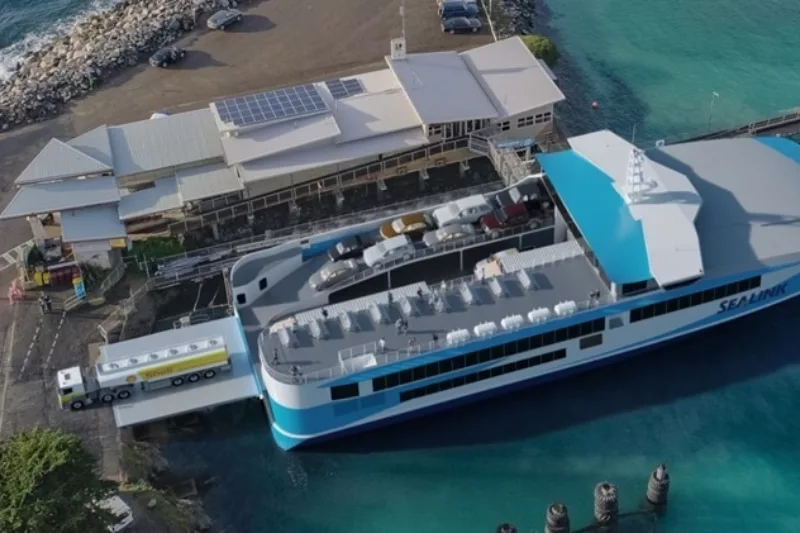 Artist impression of new ferry sundeck