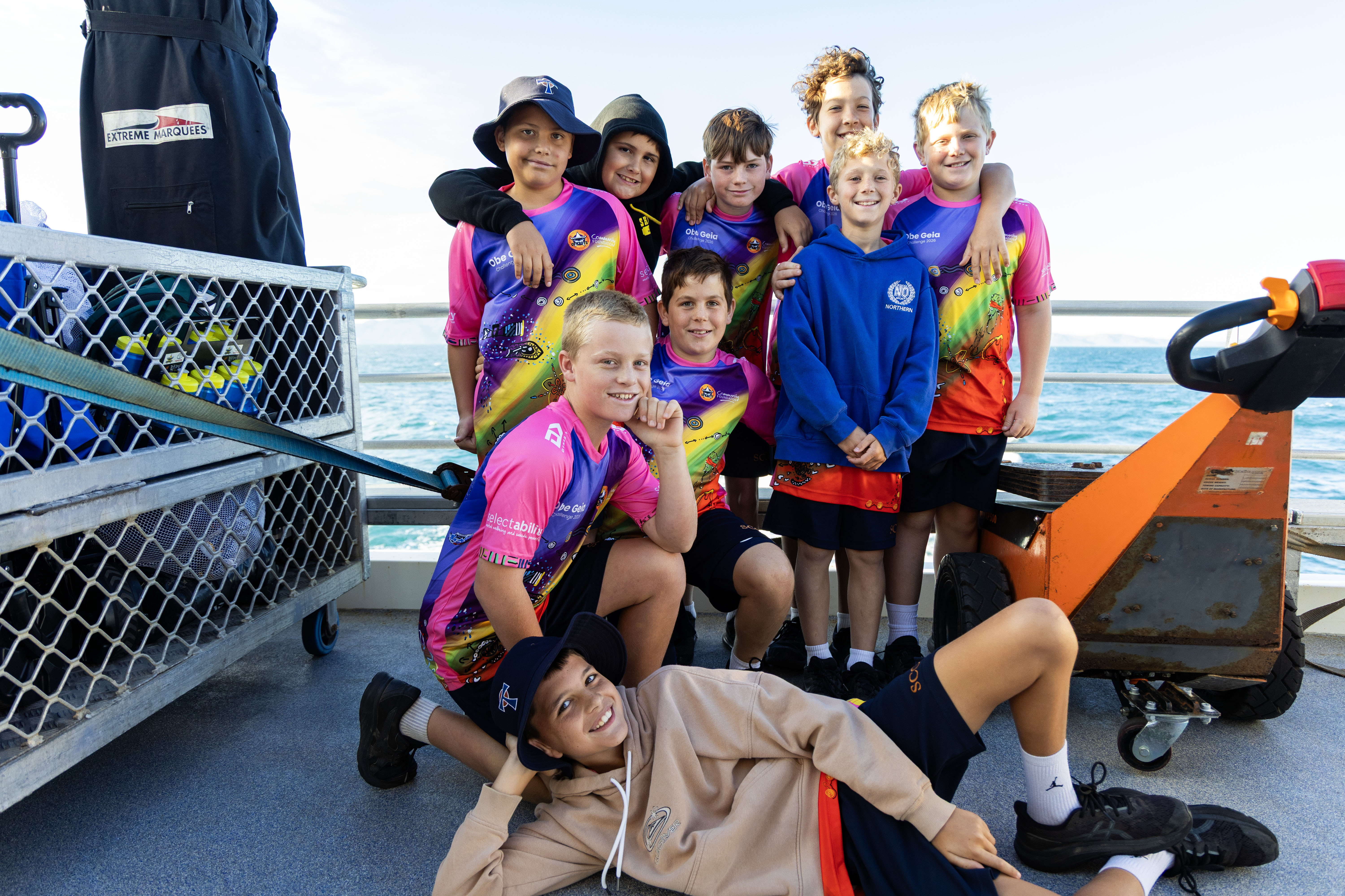 Students on SeaLink Coolgaree Cat