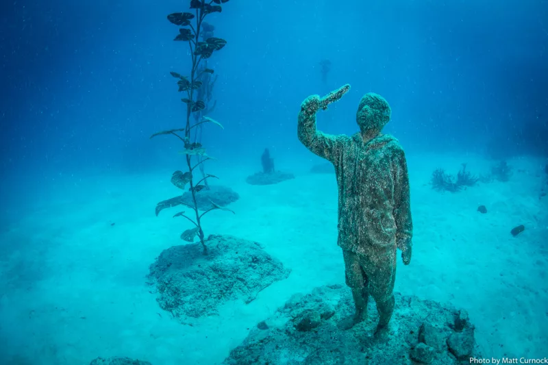An artefact at the Museum of Underwater Arts