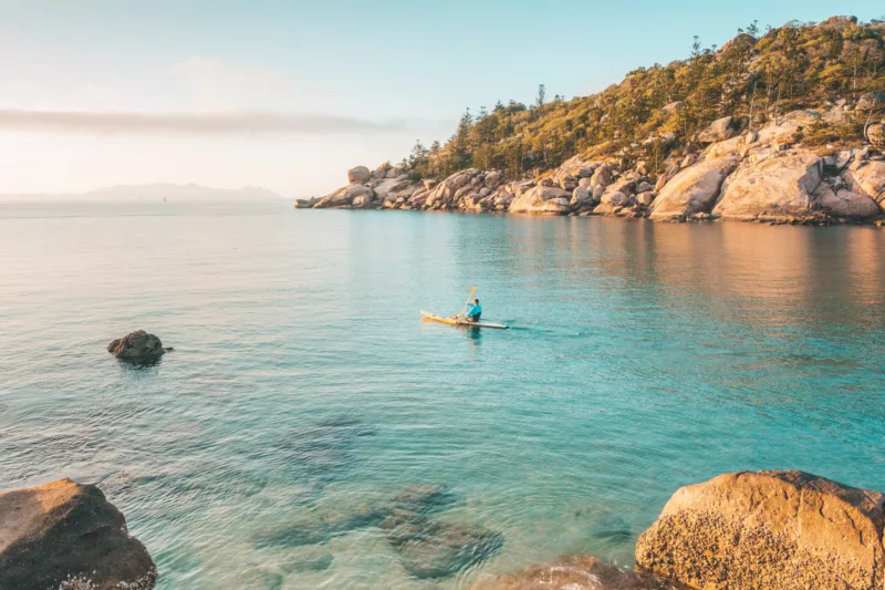 Scenic Alma Bay beach on Magnetic Island.