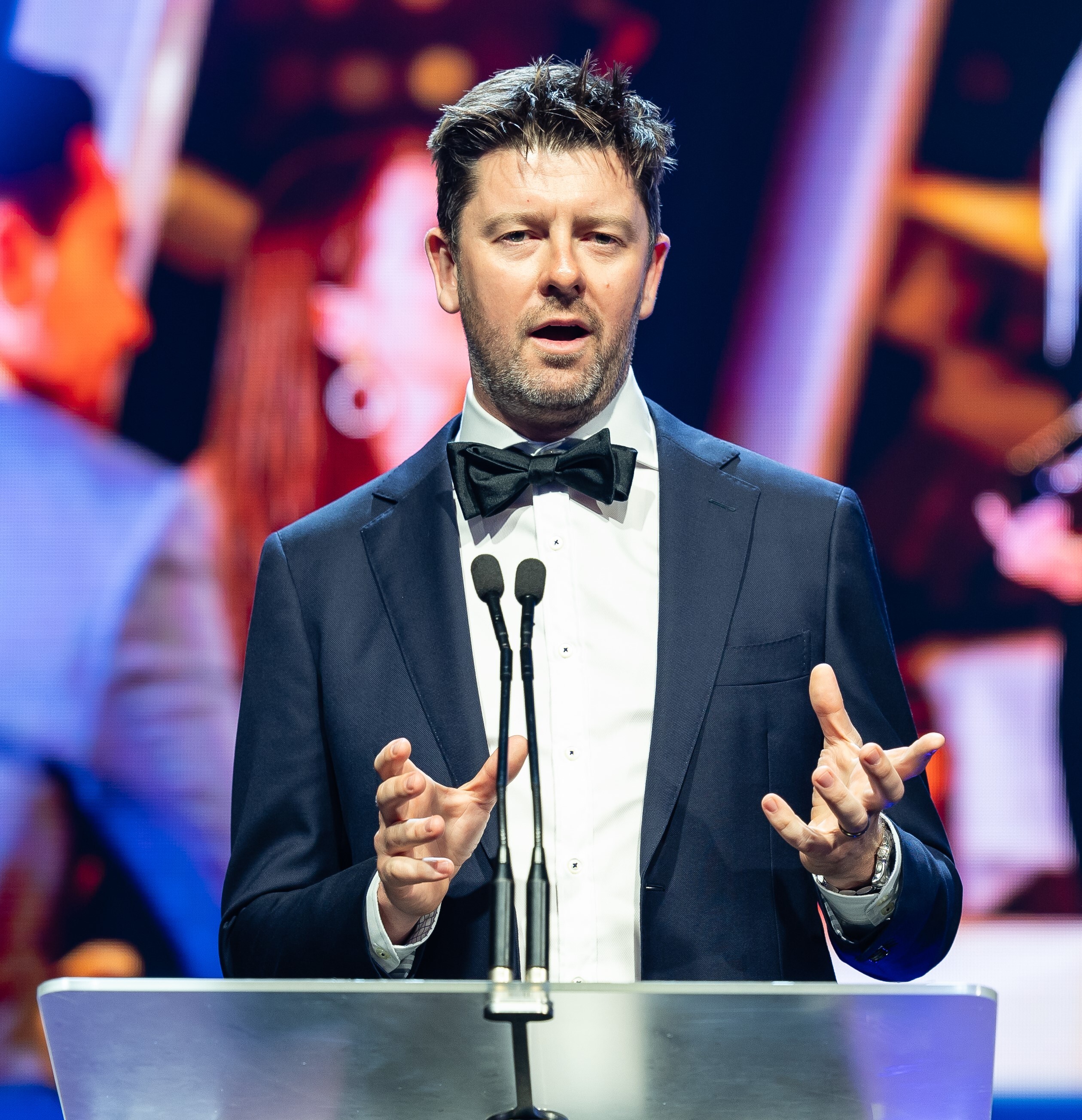 NSW Tourism Awards Nick at Podium Cropped