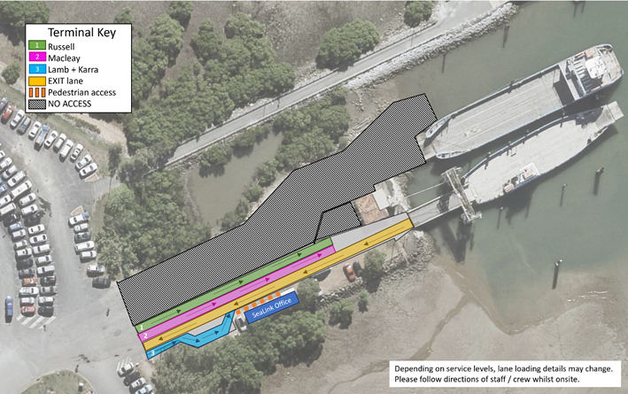 Redland Bay Terminal until 14 August 2023