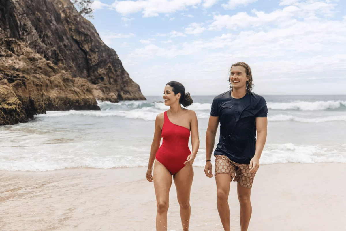 Couple on South Gorge Beach
