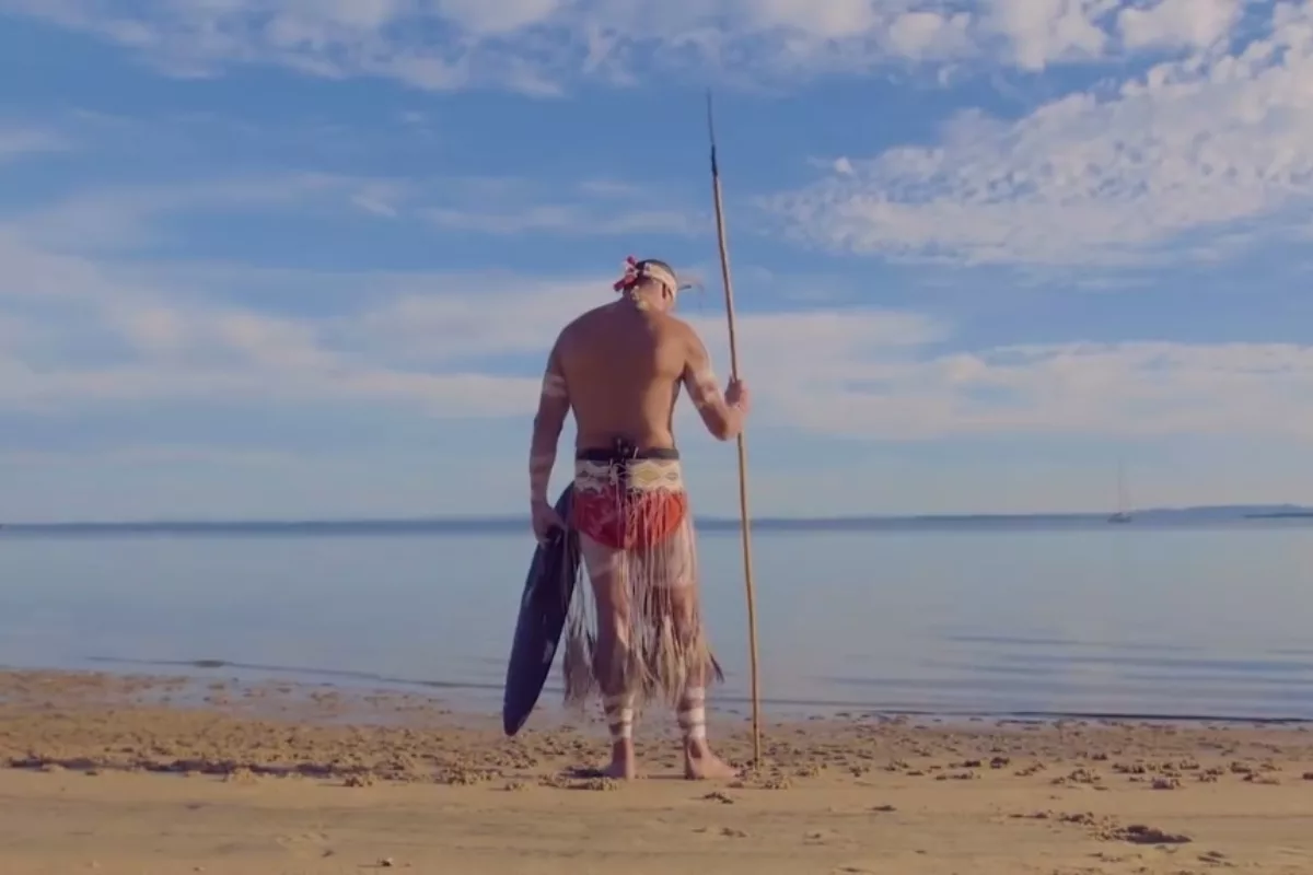 Quandamooka Man, Matt Burns