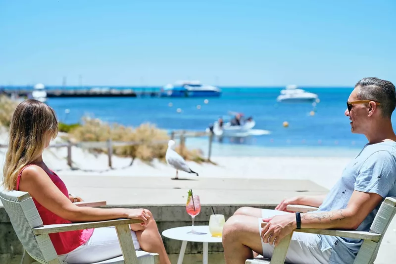 Relaxing at rottnest island