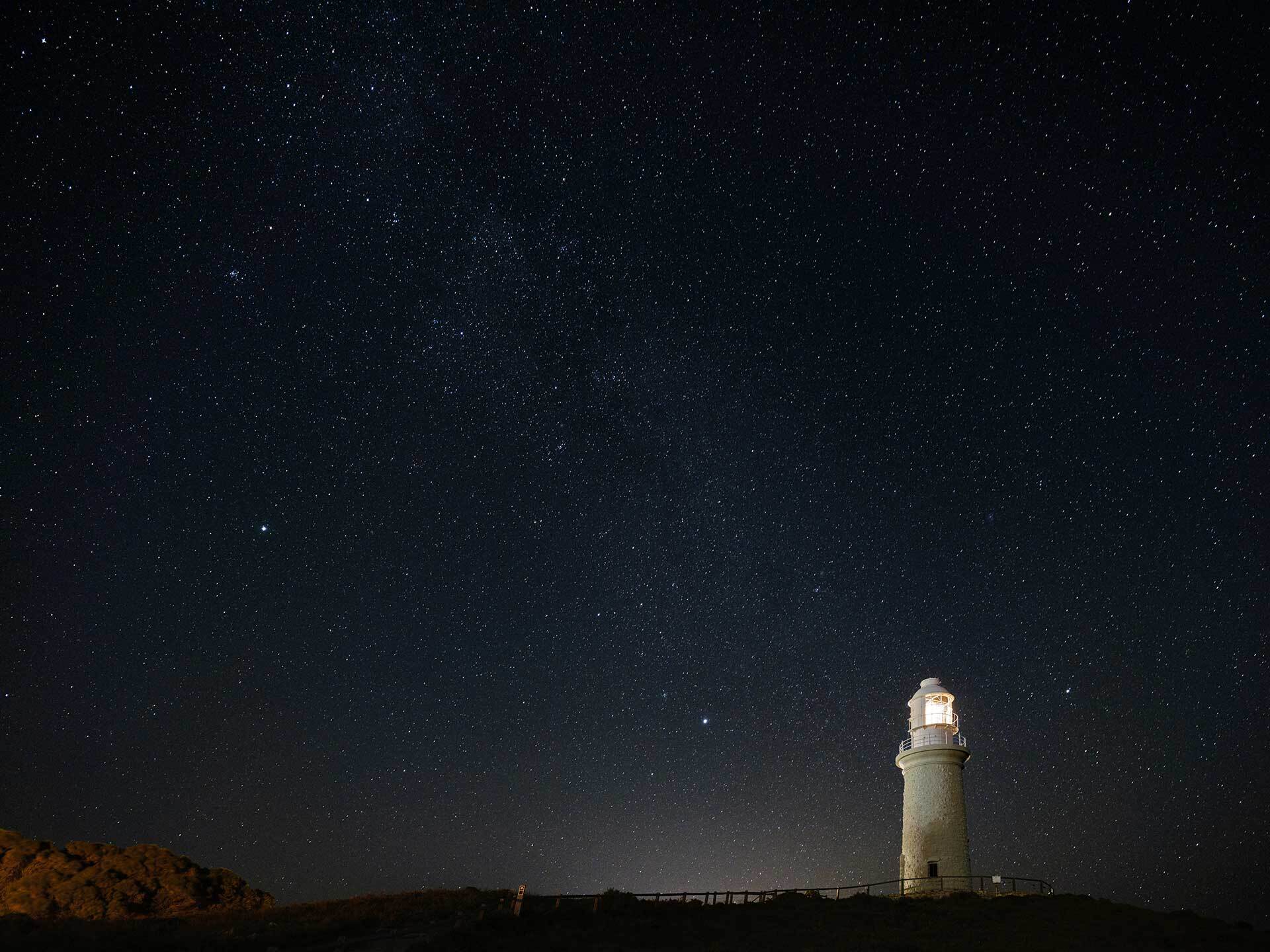 Star gazing on Rottnest Island