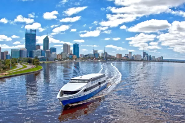 James Stirling Vessel with the Perth Skyline