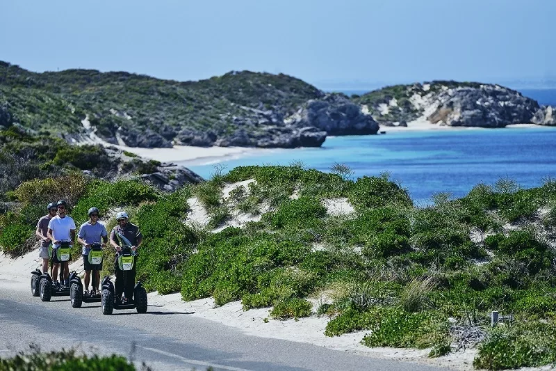 Group on Segway Tour at Rottnest Island