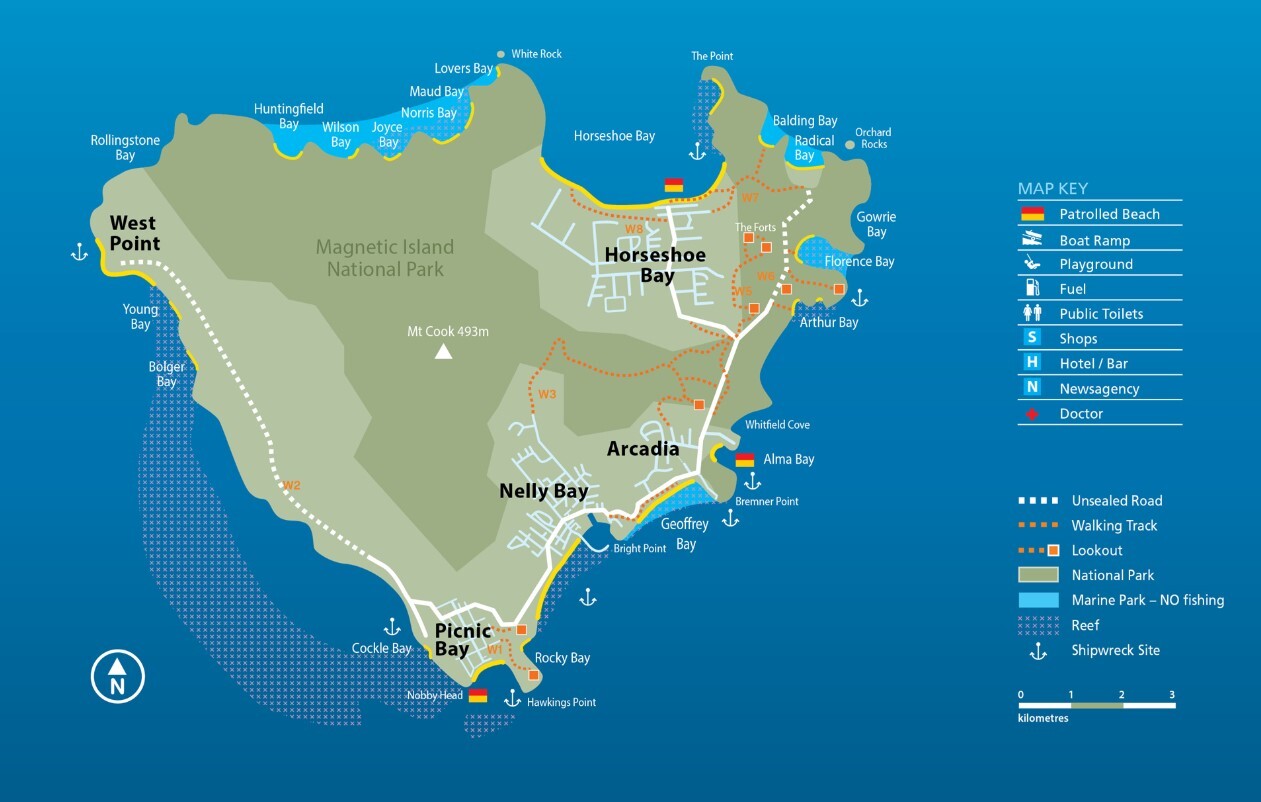 Magnetic Island map