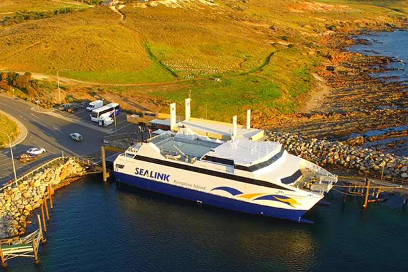 SeaLink Kangaroo Island Ferry at Cape Jervis