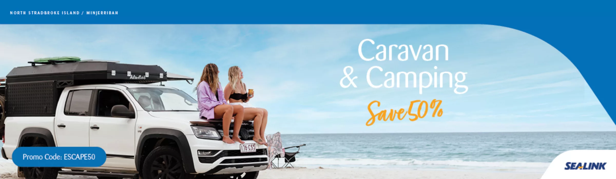 North Stradbroke Island Social Media Tiles Caravanners and Campers v228