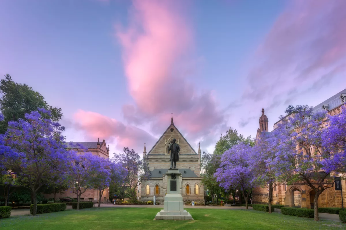 Adelaide north terrace statue