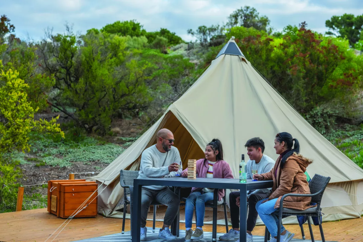 Glamping at the Seafront Holiday Park