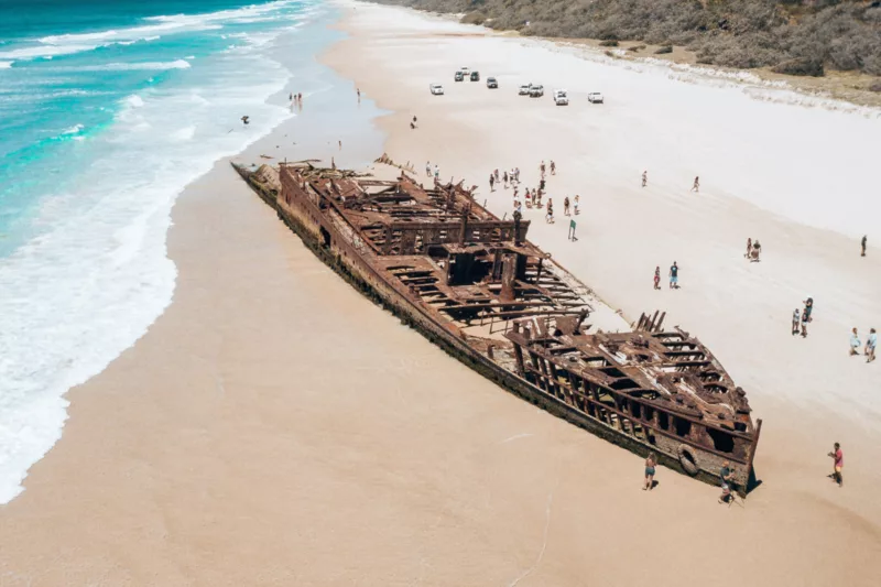 Maheno Shipwreck, 75 Mile Beach, K'gari (formerly Fraser Island)