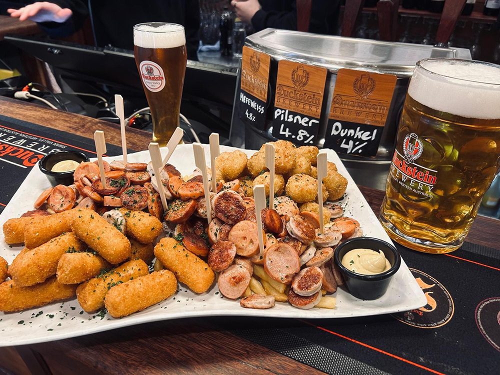 Duckstein Brewery Swan Valley food