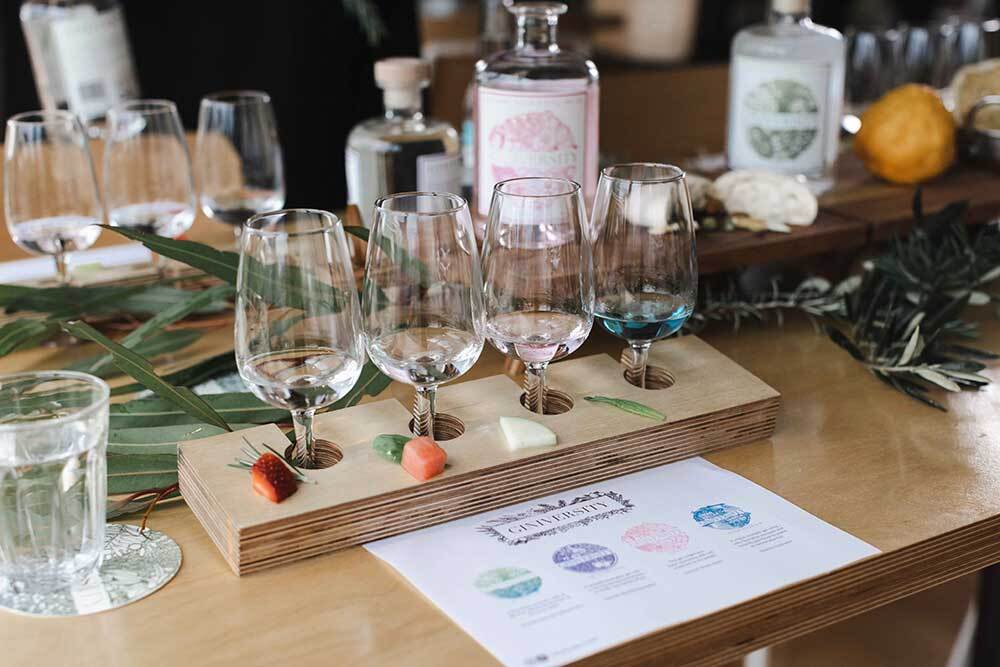 Gin Tastings at Giniversity