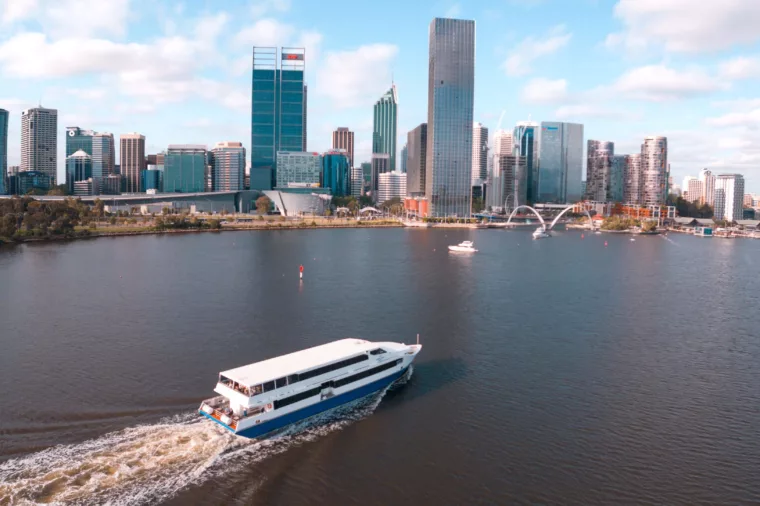 James Stirling cruising along the Swan River